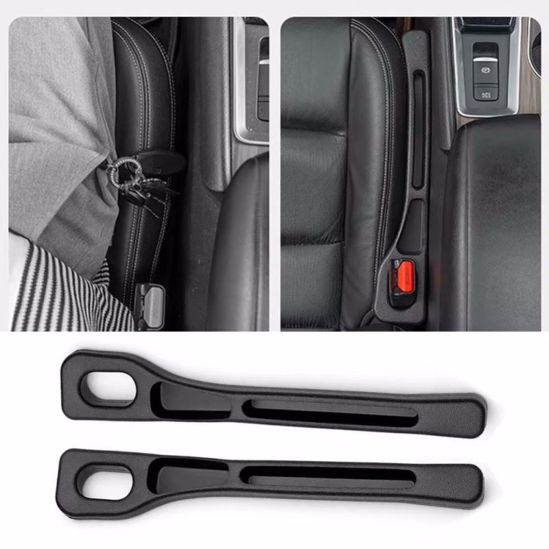 Set 2 suporturi pentru scaune auto HAWIRE cu 2 compartimente de depozitare, universale, Negru